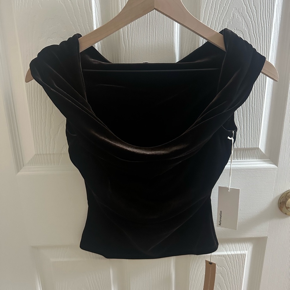 Reformation Cello Off the Shoulder Top - BNWT
